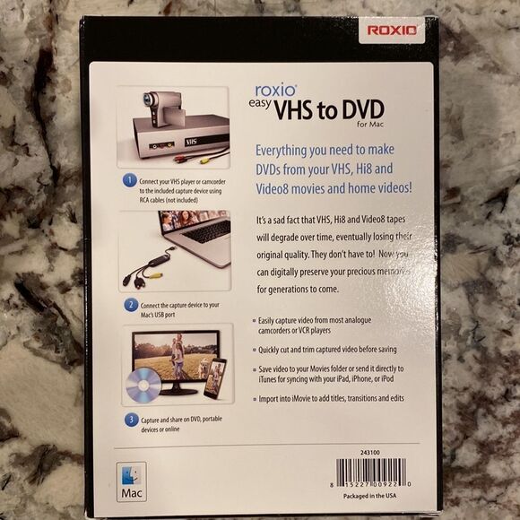 Roxio VHS to DVD conversion cables - Picture 2 of 2